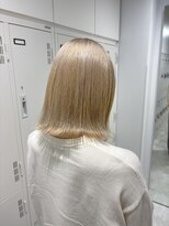ブラウン(Brown)&nbsp;#haru ケアブリーチ2会ーできるブロンドベージュ