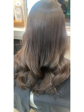 ラボ ヘアー(lab hair) ロング/ブリーチなしのハイトーン/ミルクティー