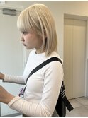 20代30代ダブルカラーブロンドカラー