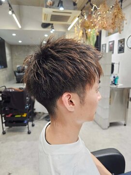 スラップス(SLAPS.) メンズカット 刈り上げ スパイキーショート