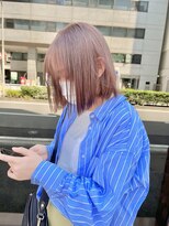 ソー(so.)&nbsp;ニュアンスベージュ/切りっぱなしボブ/タッセルボブ/横浜