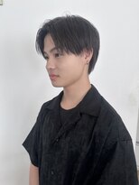 コワファースト 大分(COIFF1RST)&nbsp;センターパート/グレージュ/ツーブロック/韓国/ブリーチ