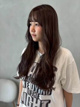 ジーナ  札幌大通(Zina) 美髪＊チャコールブラウン＊ゆるふわカール【Zina 札幌大通】