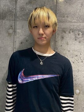 アース 高円寺店(HAIR & MAKE EARTH) メンズショート×デザインカラー{@02st96 }