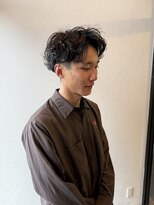 ラフ バイ マグ 南松本(R.A.F. by Mag)&nbsp;センターパートニュアンスパーマワンカールパーマカルマパーマ