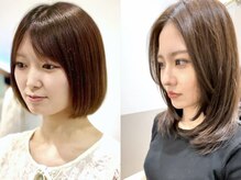 レヴ(Rev)の雰囲気（縮毛矯正で艶髪にレイヤーカットで軽さと動きを演出〔縮毛矯正〕）