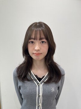 ヘアーアンドスパ メル(hair&spa m.e.l by origami) 透明感カラー×顔まわりレイヤー