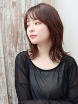 リノア 西梅田 福島(Linoa) 梅田/髪質改善/ココアブラウン♪レイヤースタイル×くびれミディ