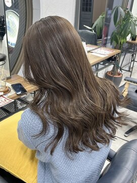 クラン 六甲道(Chlan) 巻き髪×ナチュラルブラウン