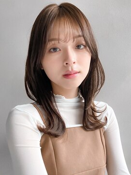 リヤン 表参道(lyann) 外ハネボブ前髪20代30代40代◎大人可愛いアンブレラカラー