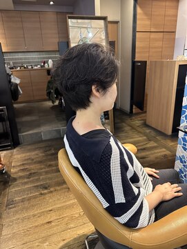 ファービヨンド(far beyond) 【髪がペタッとなるかたオススメ】大人ショート＆パーマ