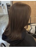 グロススモーキーブラウンカラー×PRトリートメント