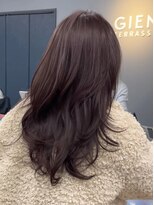 ジアン テラス(GIEN TERRASSE) ハイレイヤーカット/ラベンダーカラー/岸本