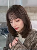髪質改善似合わせ前髪カットイメチェンレイヤーダークブルー