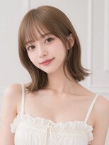 ユーフォリア 新宿店(Euphoria) 透明感カラー外ハネ韓国ボブ