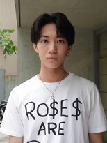 フィルムス 大阪本町(FILMS) フェザーパーマ/センターパート/ツーブロック/シャドウパーマ