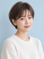 ユニット 蕨西口店(UNIT)&nbsp;ショートボブ髪型20代30代40代50代前髪あり前髪なし面長丸顔蕨駅
