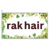 ラクヘアー 姪浜店(rak hair)のお店ロゴ