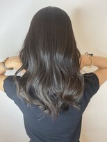 ジーナ 銀座(Zina) 小顔セミウェットウェーブピンクベージュハイライトカラー