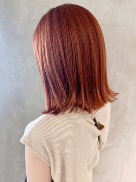 アイティー バイ アルバム 中野店(IT by ALBUM) オレンジベージュ_ハイライトカラーオリーブカラー_ba302632