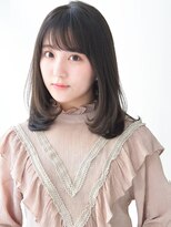 ★岡田有加★20代30代40代/サラツヤミディアムスタイル