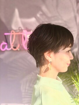 アットティー 金沢文庫(at tee...) 【attee...hair&nail】ハンサムショート×エヌドットカラー☆