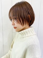 アイティーバイアルバム 藤沢店(IT by ALBUM)&nbsp;マッシュボブ_ショコラベージュボブルフベビーバング_ba321811