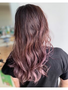 バニラ 古川店(VENIRE) バレイヤージュ ラベンダー