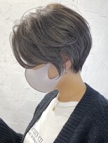 エリマ 調布(elima)&nbsp;大人ショートボブ テラコッタカラー カーキグレージュ 前髪なし