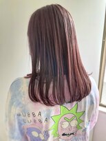 エル セルカ 高田馬場(el CERCA)&nbsp;切りっぱなしロブ×韓国風ピンクカラー【高田馬場/新宿】