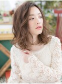 アシンメトリーフェミニティくせ毛風カールc4大宮20代30代40代