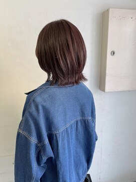 キャンバス バイ ネオリーブ 横浜西口(Canvas by neo.) ラベンダーブラウン ウルフボブ sn