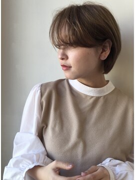 キープへアデザイン(keep hair design) 乾かすだけで決まる!大人女性にオススメのショート【土肥】
