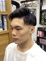 バーバーオオキ(Barber Ohki)&nbsp;２ブロックスキンフェードスタイル