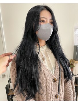 カミエ(kamie) ＊ブルージュ グレージュ 地毛風カラー 透明感 三宮美容室 神戸