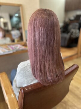 ヘアーコレット(hair Colet) シルバーピンクベージュ