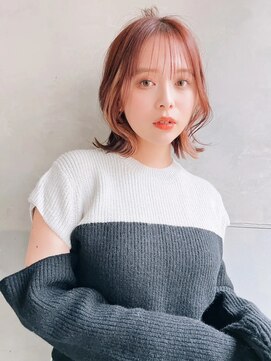 リベルテ(LIBERTE) LIBERTE銀座　大人可愛い小顔ショート×コーラルピンク