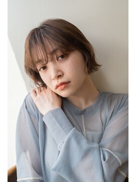 ピズム(PISM) ショコラアッシュ/ショートボブ/ベビーバング/ワイドバング