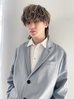 【田中杏実】大人の色気韓国風ミディアムウルフ/大人ハイライト