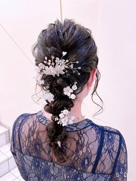 ヘアメイク ジェイエム 編みおろし