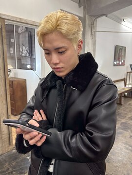 マーシー(MAAAAAC) 【MAAAAAC】韓国風抜きっぱなしハイトーンガイルヘア