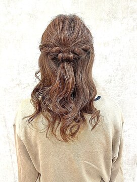 スタイル 横浜(STYLE) ハーフアップ/横浜/編み下ろし/よこ