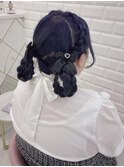 舞台でもOK！編み込みわんこヘア♪♪まゆ