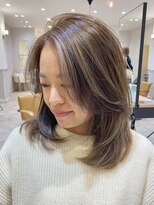 ラボヌールヘアー オリビエ 北千住店(La Bonheur hair Olivier)&nbsp;レイヤー_ハイライト【OZAWA】