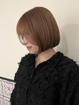 シェル(SHEL+L) ミルクティーブラウン×韓国ボブ