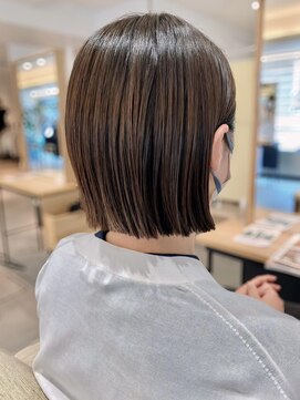 フリップビーアヴェダ(FLIP B AVEDA) 本八幡×切りっぱなし×ショートボブ×オーガニックカラー