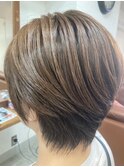 白髪ぼかし30代40代50代60代伊丹大人ショート大人ボブ