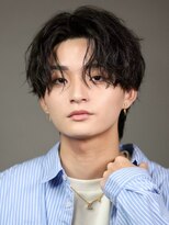 リップス 仙台annex(LIPPS)&nbsp;緩めシャドウパーマセンターパート韓国ヘア