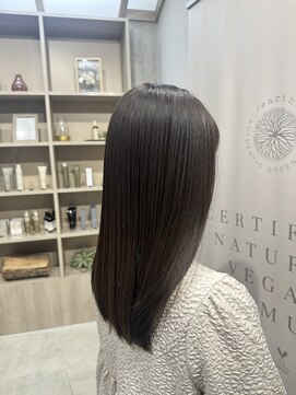 プレビア 上尾店(PREVIA) 髪質改善カラー☆アッシュベージュ