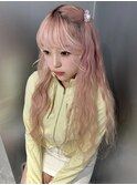 黒髪/ボブルフ/ネビージュ/小顔/ワンレン/梅田/髪質改善/前髪